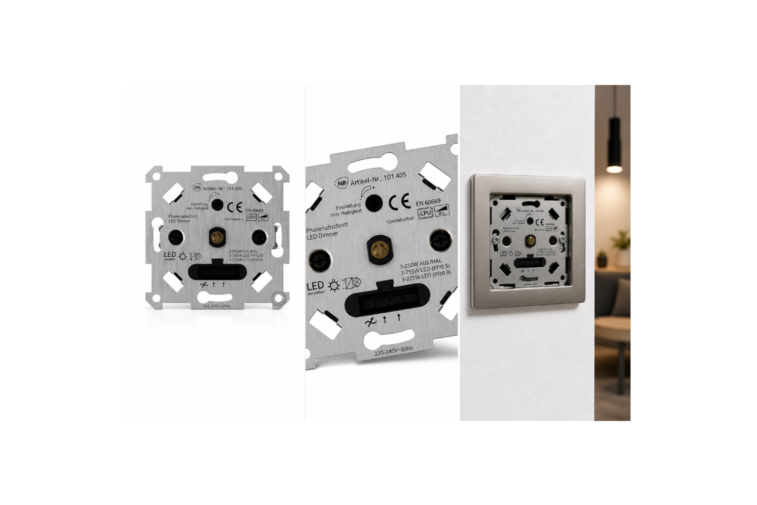 EGB-faseschakelaar voor LED + standaard