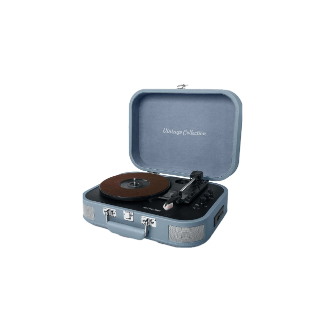 Muse MT-201 BVB  Platenspeler met Bluetooth Lichtblauw