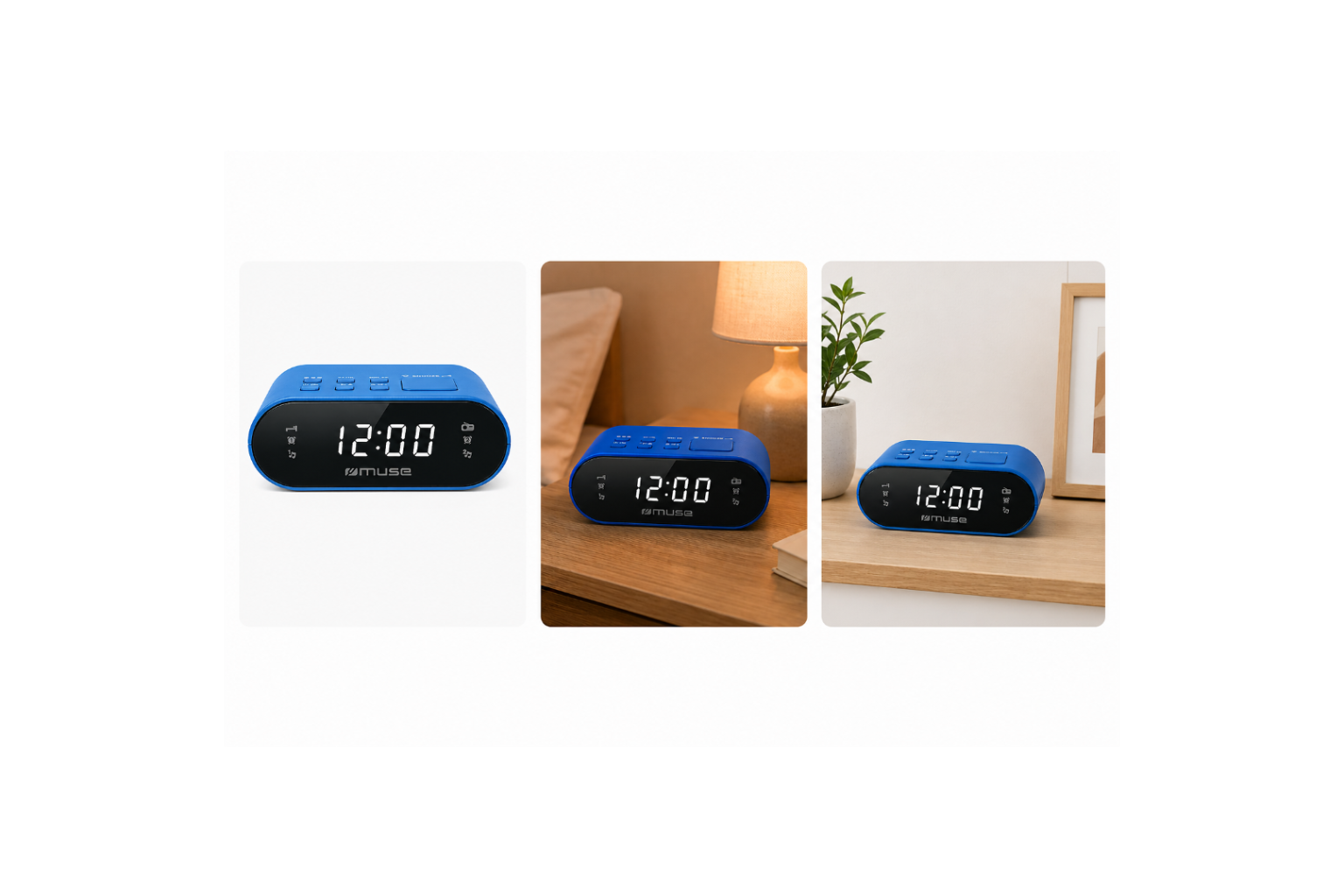 Muse Klokradio M-10 BL  Blauw